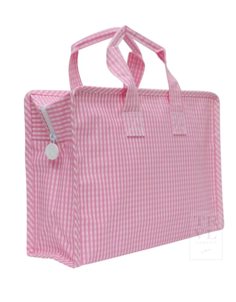 Overnight Tote Gingham Pink - Tip Toes