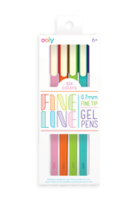 OOLY Fine Line Colored Gel Pen Set of 6