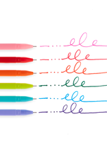 OOLY Fine Line Colored Gel Pen Set of 6