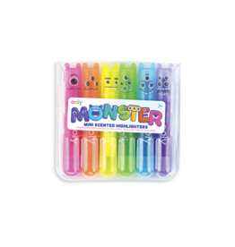 OOLY Mini Monster Scented Highlighter Markers Set of