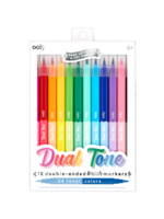OOLY Dual Tone Double Ended Brush Marker Set of 12/24