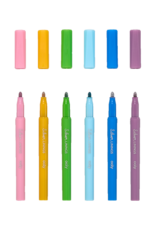 OOLY Silver Linings Outline Markers Set 6