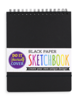 OOLY DIY Cover Sketchbook Black 8x10