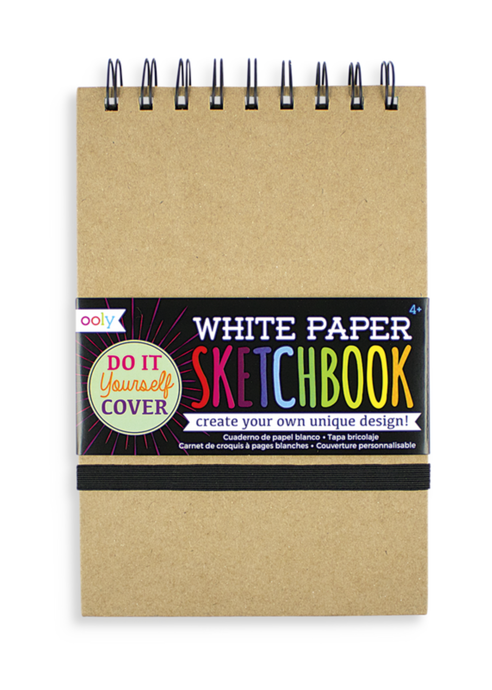 OOLY DIY Cover Sketchbook White 5x7.5