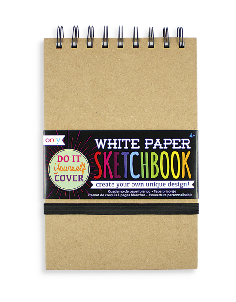 OOLY DIY Cover Sketchbook White 5x7.5