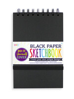 OOLY DIY Cover Sketchbook Black 5x7.5