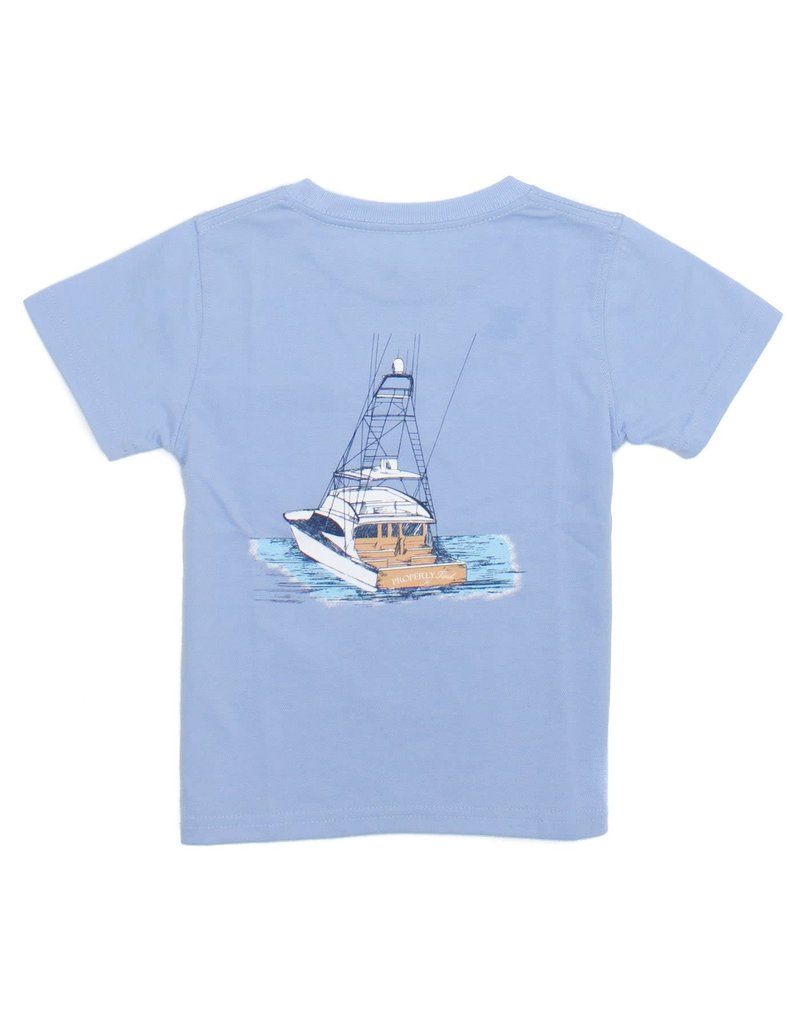 Properly Tied Deep Waters S/S Light Blue