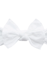 Baby Bling Bow Patterned Shabby Knot White Dot