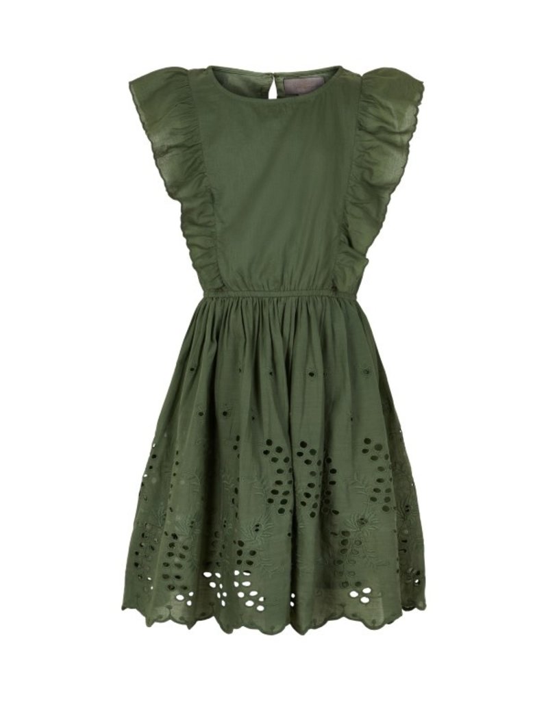 Creamie Four Leaf Clover Embroidery Dress