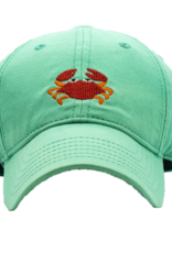 Harding Lane Baseball Cap Keys Green w/Crab