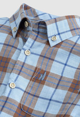 Wilber Gulf Blue Button Down Shirt