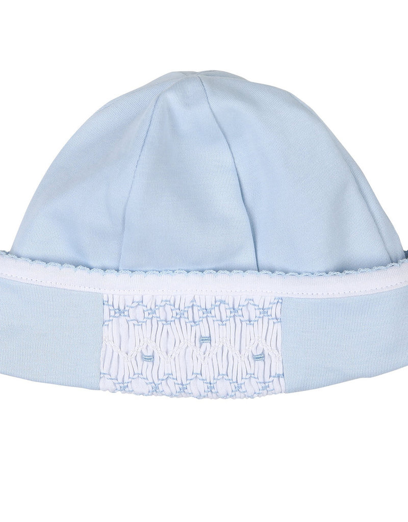 Magnolia Baby Sophie Sam Lt Blue Smocked Hat