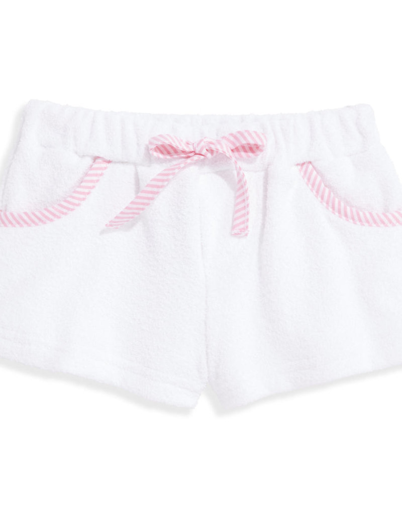 bella bliss White/Pink Terry Play Shorts