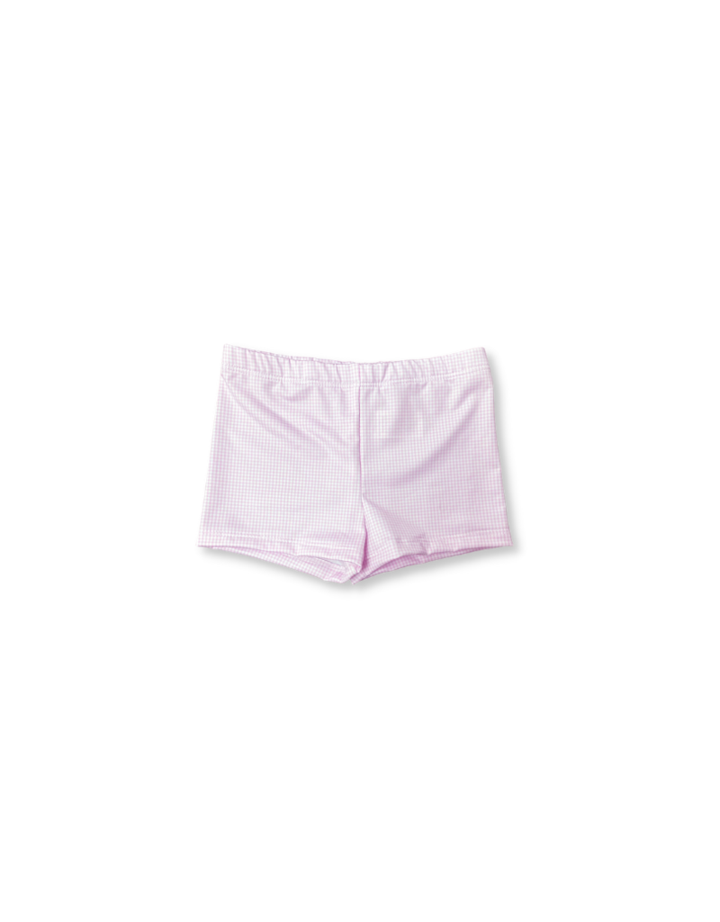 Set Athleisure Carly Cartwheel Shorts Pink Mini Gingham