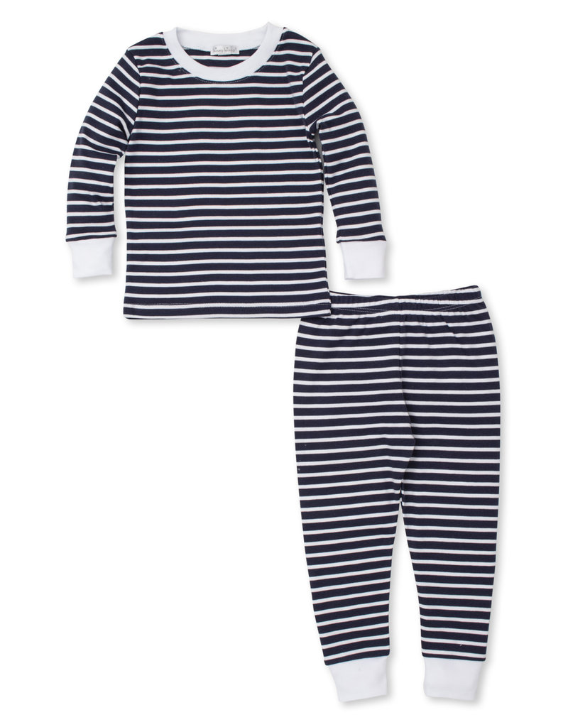 Kissy Kissy Navy Stripe Pajama Set