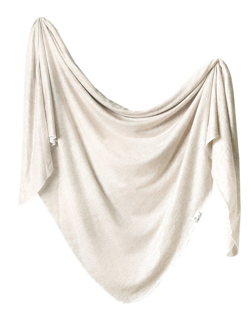 Copper Pearl Knit Blanket Oat