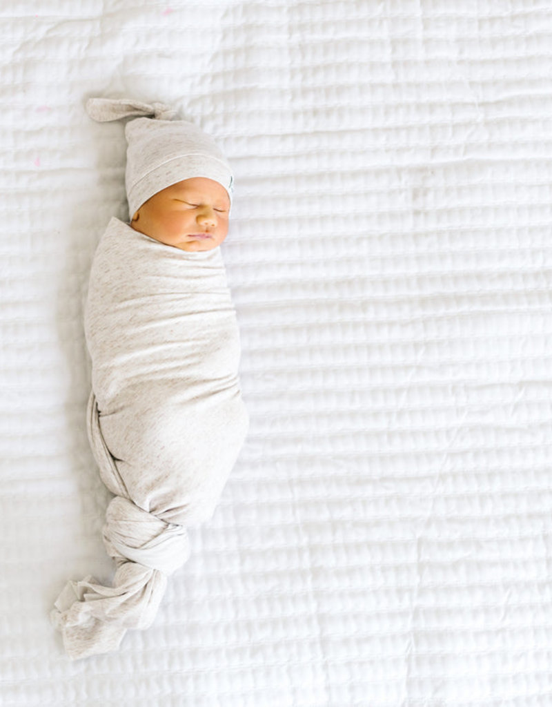 Copper Pearl Knit Blanket Oat