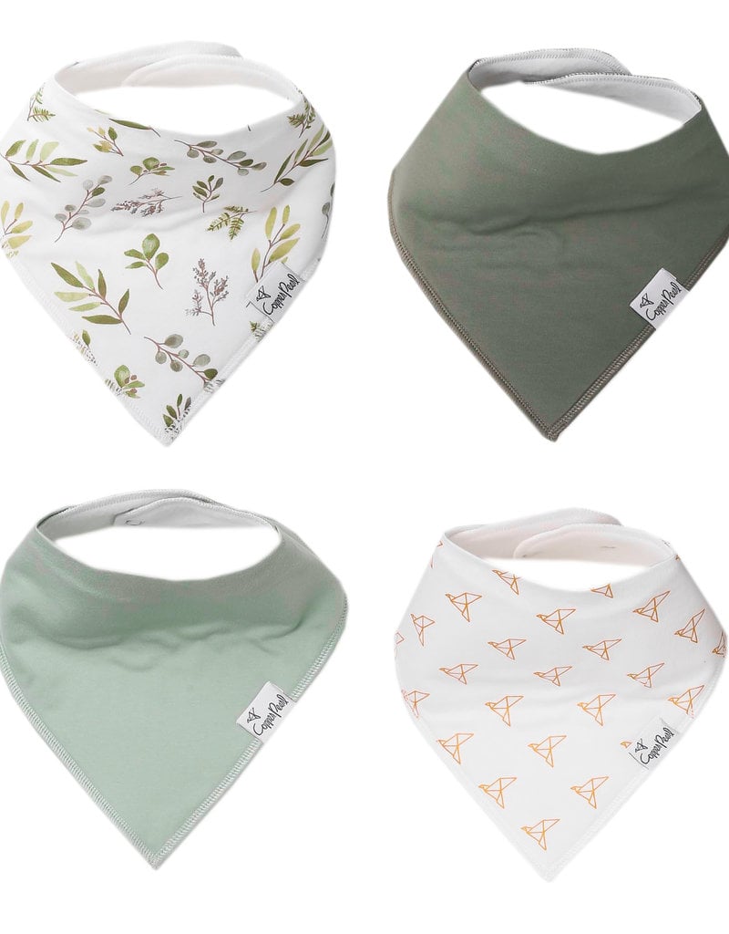 Copper Pearl Baby Bandana Bib Set 4 Haven