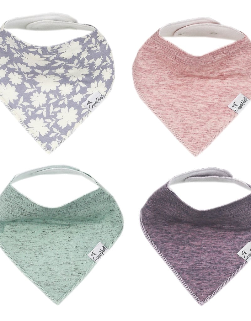 Copper Pearl Baby Bandana Bib Set 4 Lacie
