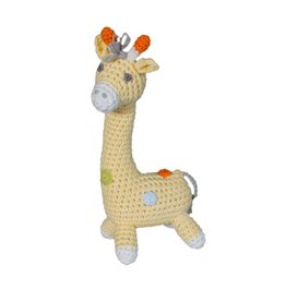 Zubels Crochet Dimple Rattle Giraffe