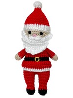 Crochet Rattle Santa