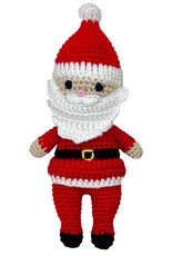 Santa Crochet Standing Rattle