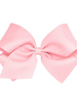 Wee Ones Bow King Grosgrain Lt Pink
