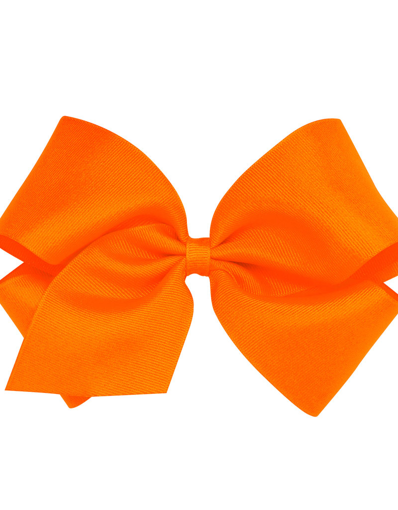 Wee Ones King Grosgrain Bow Orange