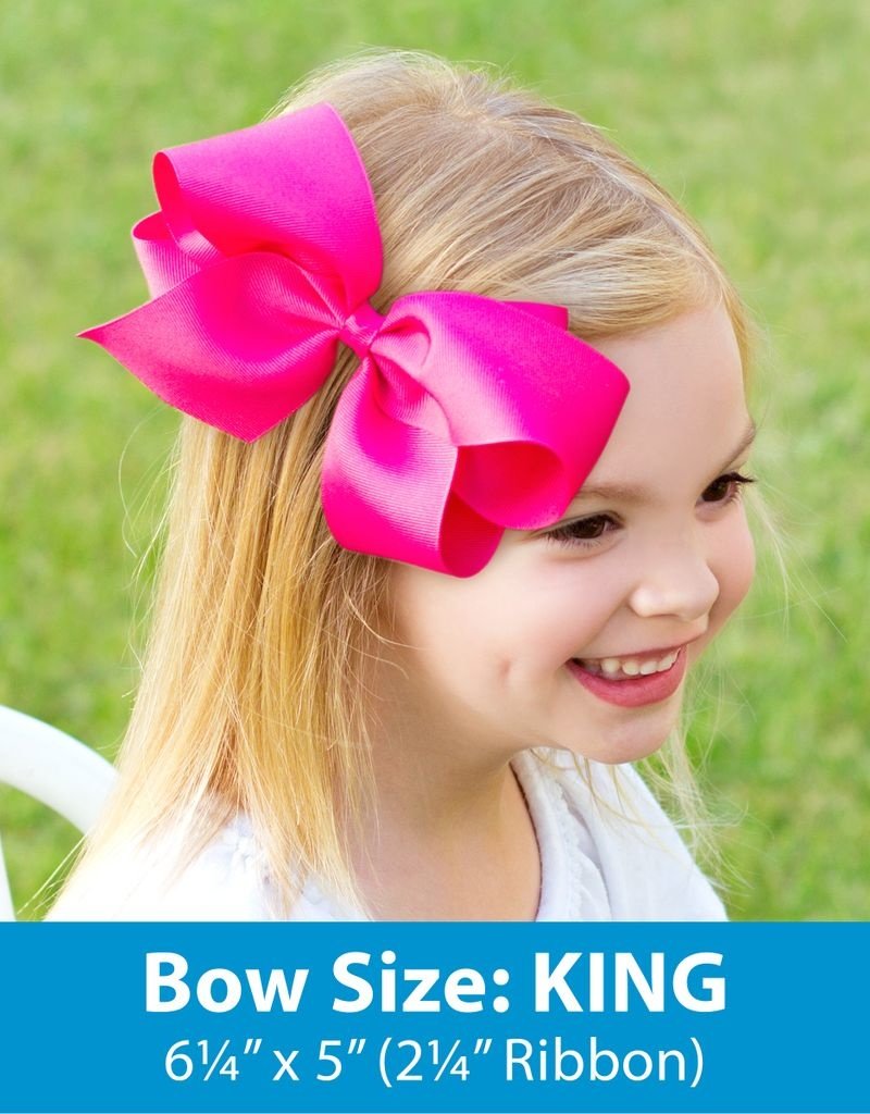 Wee Ones King Grosgrain Bow White