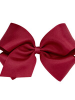 Wee Ones Bow King Grosgrain Cranberry