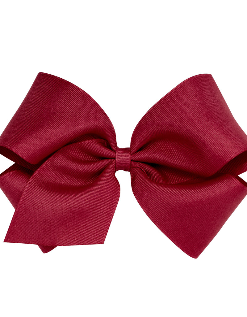 Wee Ones King Grosgrain Bow Cranberry