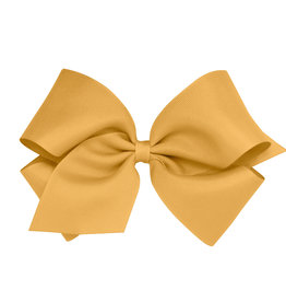 Wee Ones Bow King Grosgrain Old Gold