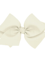 Wee Ones Bow Huge Grosgrain Antique White