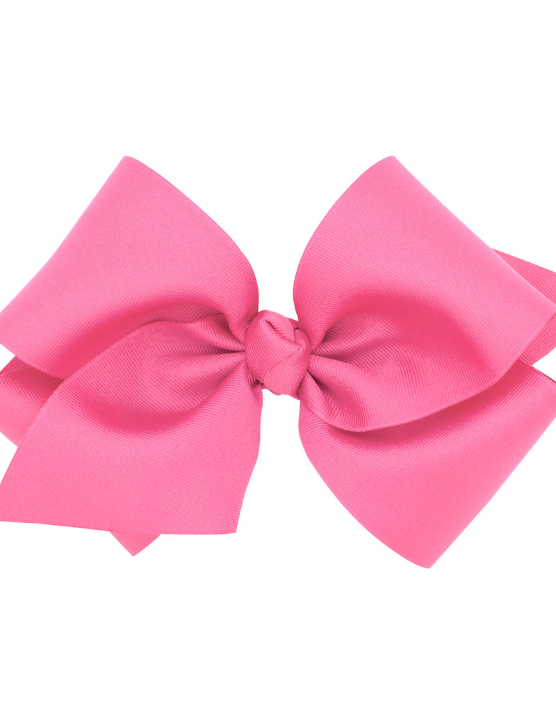 Wee Ones Huge Grosgrain Bow Hot Pink