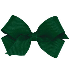 Wee Ones Bow Mini Grosgrain Forest Green