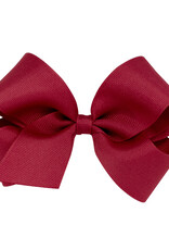 Wee Ones Med Grosgrain Bow Cranberry