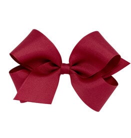 Wee Ones Bow Med Grosgrain Cranberry