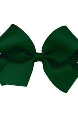 Wee Ones Med Grosgrain Bow Forest Green