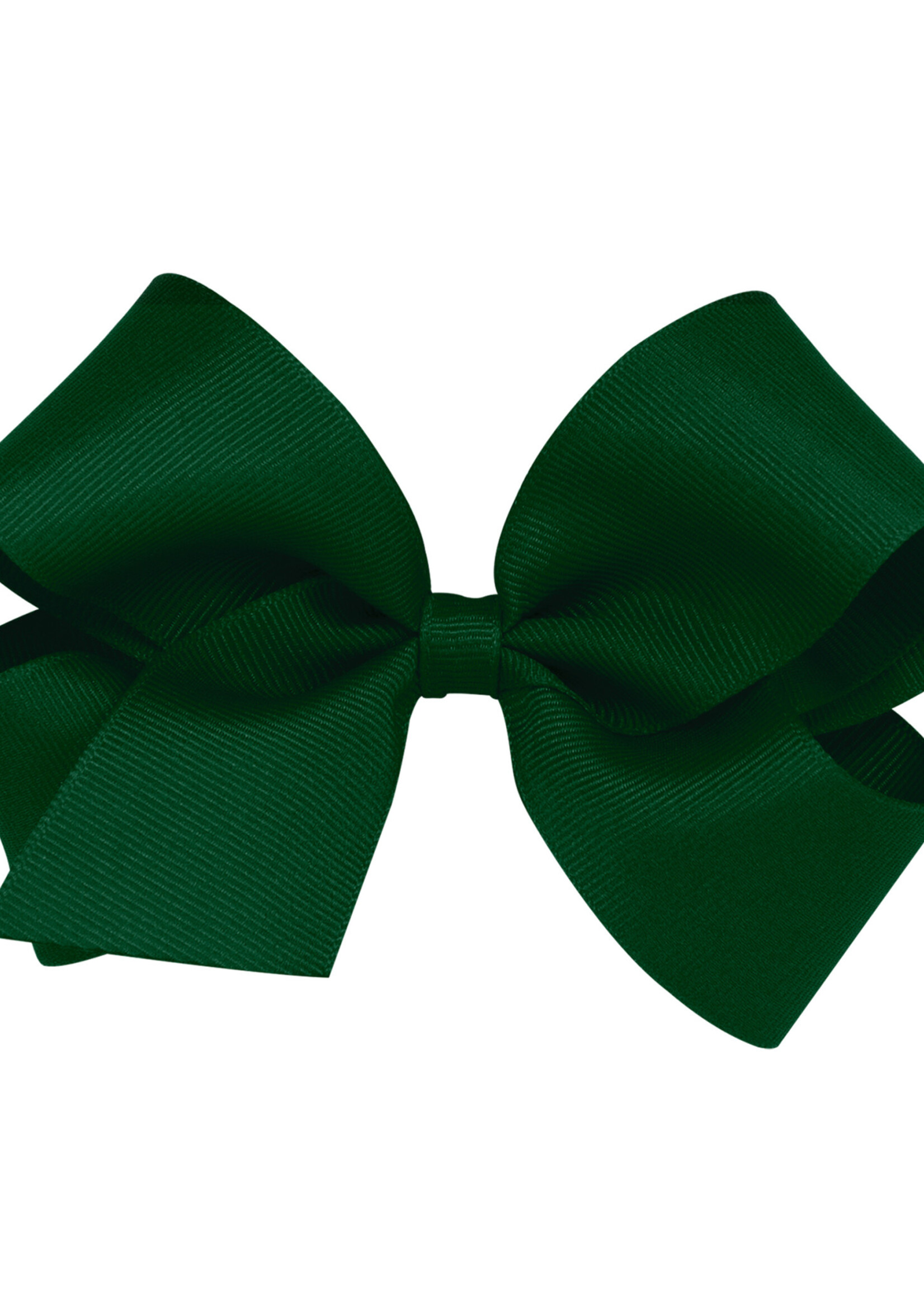Wee Ones Med Grosgrain Bow Forest Green