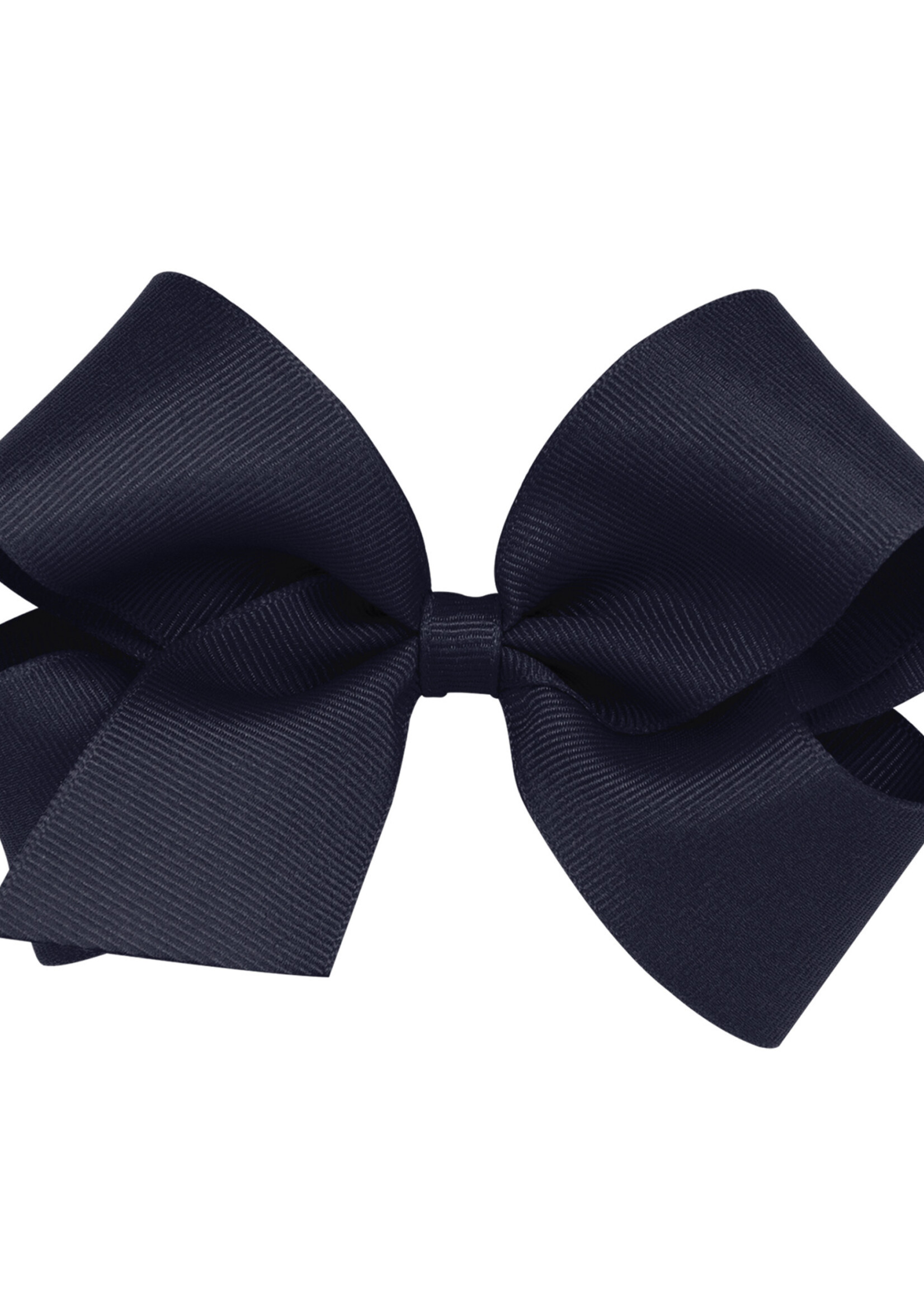 Wee Ones Med Grosgrain Bow Navy