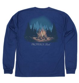 Properly Tied Campfire L/S River Blue
