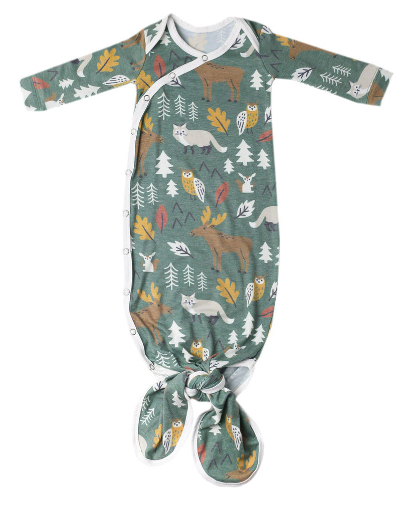 Copper Pearl Newborn Knotted Gown Atwood