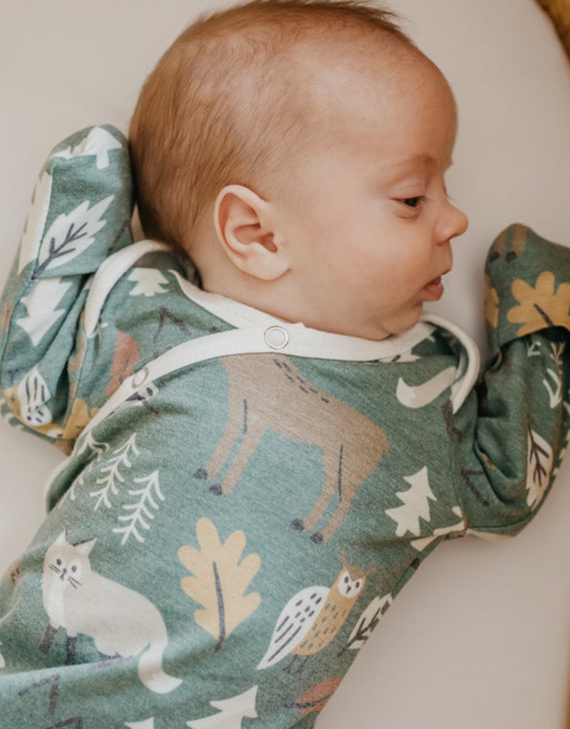 Copper Pearl Newborn Knotted Gown Atwood