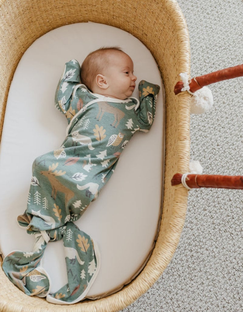 Copper Pearl Newborn Knotted Gown Atwood