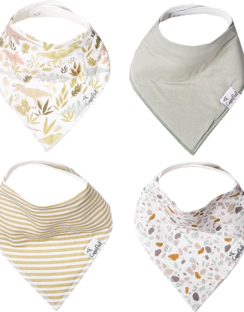Copper Pearl Baby Bandana Bib Set 4 Rex