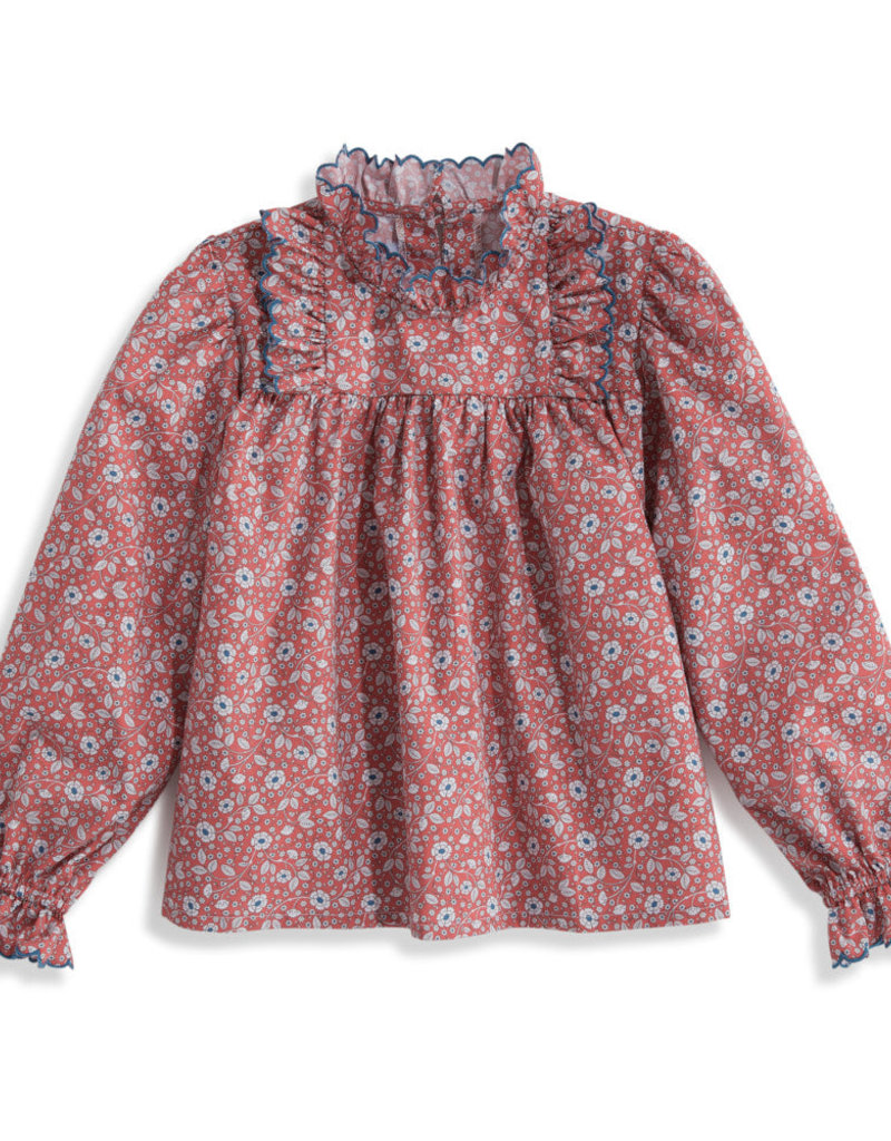 bella bliss Lucille Ruffled Blouse Eleanor Floral