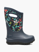 BOGS SALE. Neo Classic Cartoon Flower Ink Blue