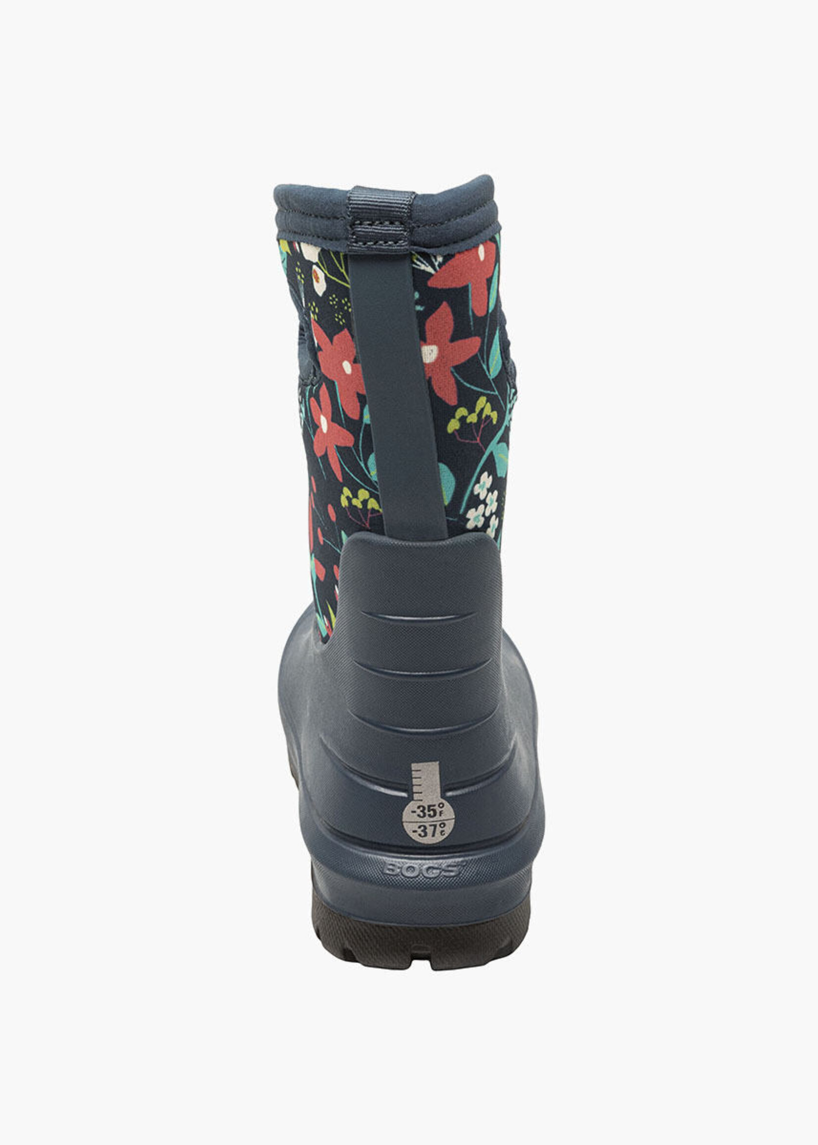 BOGS Neo Classic Cartoon Flower Ink Blue