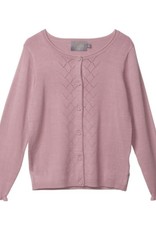 Creamie Cardigan Pointelle Lilas