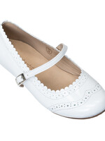 Elephantito Vicky Ballerina White Leather
